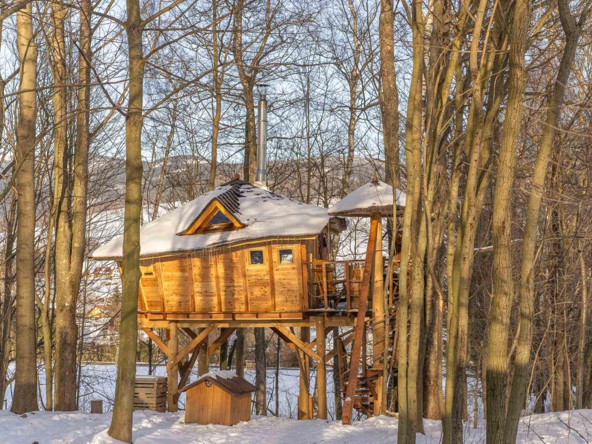 Dolní Morava Treehous Sneznik S Wellness酒店 外观 照片